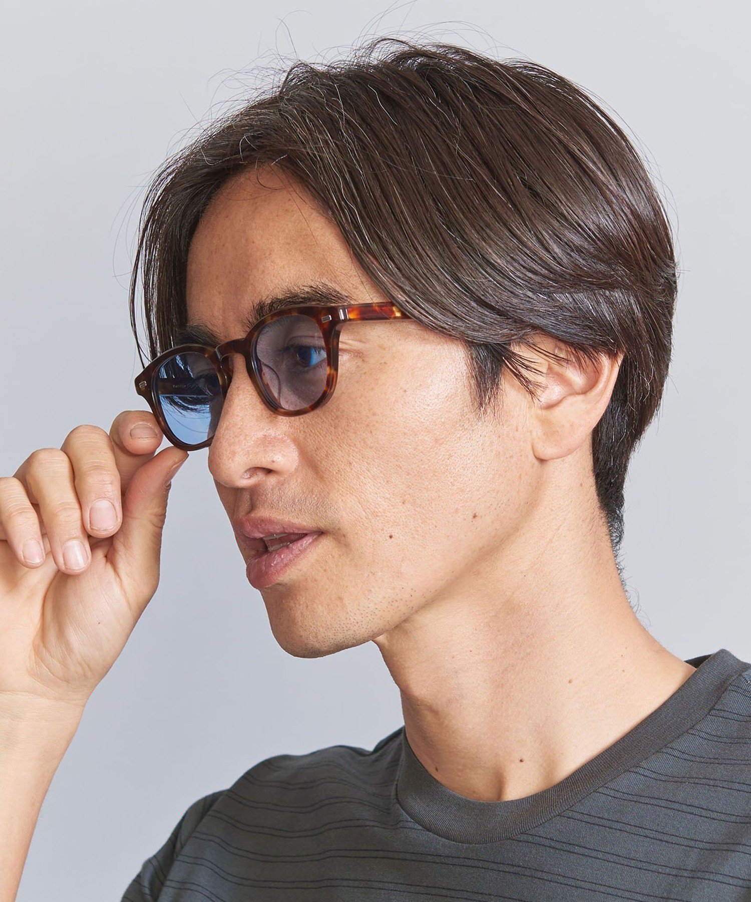 【ビューティ&ユース ユナイテッドアローズ/BEAUTY&YOUTH / UNITED ARROWS / MEN】の【別注】 KANEKO OPTICAL(金子眼鏡) John SGLS/サングラス -MADE IN JAPAN- インテリア・キッズ・メンズ・レディースファッション・服の通販 founy(ファニー) 　ファッション　Fashion　メンズファッション　Fashion for Men　イエロー　Yellow　サングラス　Sunglasses, Shades　バランス　Balance, Style Balance　フレーム　Frame, Outline　ベーシック　Basic, Essential　別注　Limited Edition, Custom Order　日本製　Made In Japan　DK.BROWN|ID: prp329100004539162 ipo3291000000032743166