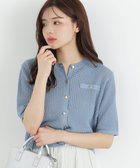 【プロポーション ボディドレッシング/PROPORTION BODY DRESSING】の変わり編みニットアンサンブル ブルー|ID: prp329100004539164 ipo3291000000032547584