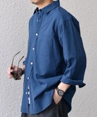 【シップス/SHIPS / MEN】のSHIPS any 洗濯機可能 コットン/リネン 7分袖 レギュラー シャツ 25SS コバルトブルー|ID: prp329100004539196 ipo3291000000032711542
