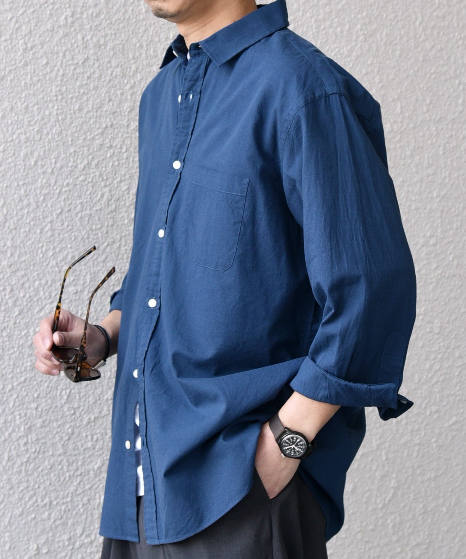 【シップス/SHIPS / MEN】のSHIPS any 洗濯機可能 コットン/リネン 7分袖 レギュラー シャツ 25SS インテリア・キッズ・メンズ・レディースファッション・服の通販 founy(ファニー) 　ファッション　Fashion　メンズファッション　Fashion for Men　2025年　2025　2025春夏・S/S　Spring/Summer 2025 SS25　カフス　Cuff Design　カーディガン　Cardigan, Knitwear　シェイプ　Shape, Slim Fit　ジャケット　Jacket, Outerwear　ストライプ　Stripe, Striped Pattern　リネン　Linen, Linen Fabric　レギュラー　Regular, Standard Fit　夏　Summer　コバルトブルー|ID: prp329100004539196 ipo3291000000032711542