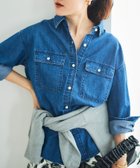 【ルクールブラン/le.coeur blanc】のパールボタンシャツ 人気、トレンドファッション・服の通販 founy(ファニー) ファッション Fashion レディースファッション Fashion for Women トップス・カットソー Cut & Sew Tops シャツ・ブラウス・オフィスカジュアル Elegant Blouses & Button-Ups ウェーブ Wavy Pattern 洗える Machine Washable 秋 Autumn クラシカル Classical, Vintage-Inspired ストレート Straight, Straight Cut デニム Denim, Jeans Material 定番 Standard, Basic Item 人気 Popular, Best Seller パール Pearl, Pearl Accent ベーシック Basic, Essential ミックス Mix, Mixed Style おすすめ Recommended / Our Picks thumbnail ブルー|ID: prp329100004539210 ipo3291000000034306655