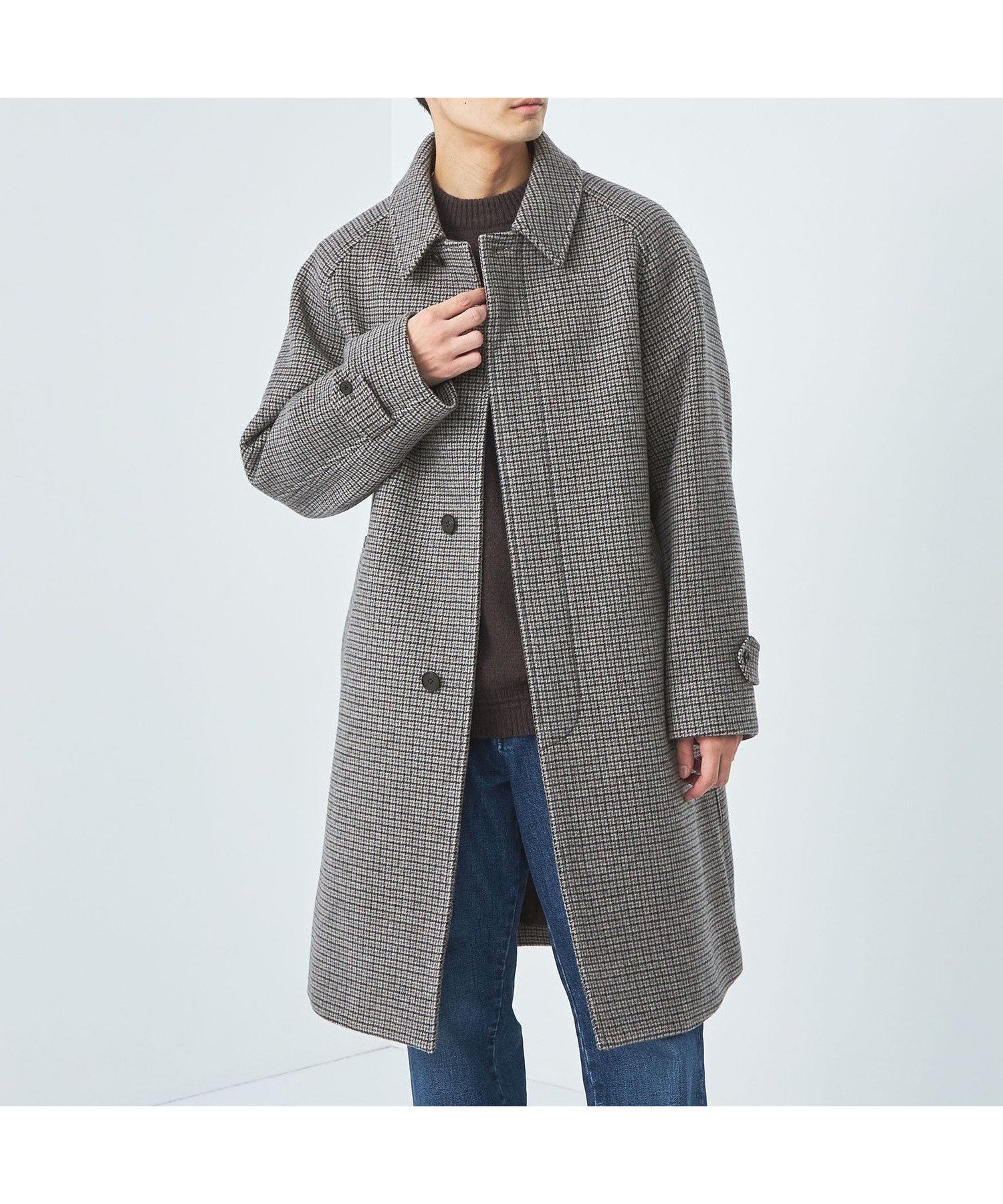 【その他のブランド/Other】のSENTDALE WOOL ステンカラーコート インテリア・キッズ・メンズ・レディースファッション・服の通販 founy(ファニー) 　ファッション　Fashion　メンズファッション　Fashion for Men　スウェット / スエット　Sweatshirt, Sweatwear　スリーブ　Sleeve, Long Sleeve / Short Sleeve　フロント　Front, Front Design　ポケット　Pocket, Pocket Detail　メルトン　Melton, Heavy Wool　おすすめ　Recommended / Our Picks　その他1|ID: prp329100004539211 ipo3291000000033539568