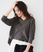 【アンタイトル/UNTITLED】の【体型カバー/清涼感】サイドスリット Vネックニット 人気、トレンドファッション・服の通販 founy(ファニー) ファッション Fashion レディースファッション Fashion for Women トップス・カットソー Cut & Sew Tops ニット Knit Tops & Sweaters Vネックトップス V-Neck Tops / V-Cut Neckline Shirts 春 Spring スリット Slit, Slit Detail 定番 Standard, Basic Item ヘムライン Hemline, Bottom Cut ペーパー Paper, Kraft Paper ボトム Bottoms, Lower Wear リラックス Relax, Relaxed Fit ロング Long, Long-Length ワイド Wide, Wide Fit S/S・春夏 SS, Spring/Summer, Warm Season 夏 Summer thumbnail チャコールグレー|ID: prp329100004539216 ipo3291000000033447568