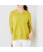 【アンタイトル/UNTITLED】の【体型カバー/清涼感】サイドスリット Vネックニット 人気、トレンドファッション・服の通販 founy(ファニー) ファッション Fashion レディースファッション Fashion for Women トップス・カットソー Cut & Sew Tops ニット Knit Tops & Sweaters Vネックトップス V-Neck Tops / V-Cut Neckline Shirts 春 Spring スリット Slit, Slit Detail 定番 Standard, Basic Item ヘムライン Hemline, Bottom Cut ペーパー Paper, Kraft Paper ボトム Bottoms, Lower Wear リラックス Relax, Relaxed Fit ロング Long, Long-Length ワイド Wide, Wide Fit S/S・春夏 SS, Spring/Summer, Warm Season 夏 Summer thumbnail イエロー|ID: prp329100004539216 ipo3291000000033447571