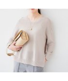 【アンタイトル/UNTITLED】の【体型カバー/清涼感】サイドスリット Vネックニット 人気、トレンドファッション・服の通販 founy(ファニー) ファッション Fashion レディースファッション Fashion for Women トップス・カットソー Cut & Sew Tops ニット Knit Tops & Sweaters Vネックトップス V-Neck Tops / V-Cut Neckline Shirts 春 Spring スリット Slit, Slit Detail 定番 Standard, Basic Item ヘムライン Hemline, Bottom Cut ペーパー Paper, Kraft Paper ボトム Bottoms, Lower Wear リラックス Relax, Relaxed Fit ロング Long, Long-Length ワイド Wide, Wide Fit S/S・春夏 SS, Spring/Summer, Warm Season 夏 Summer thumbnail グレージュ|ID: prp329100004539216 ipo3291000000033447572