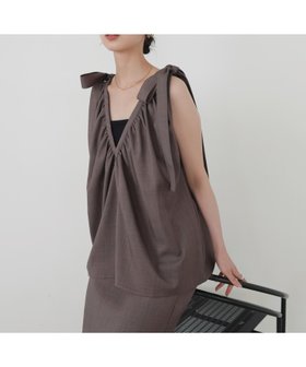 【リアン/Lian】の2WAYショルダーリボントップス 人気、トレンドファッション・服の通販 founy(ファニー) ファッション Fashion レディースファッション WOMEN トップス・カットソー Tops/Tshirt |ID:prp329100004539227