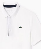 【ラコステ/LACOSTE / MEN】のUPF30 UVカット ワントーン配色パイピング ウルトラドライゴルフ半袖ポロシャツ ホワイト|ID: prp329100004539237 ipo3291000000032073129
