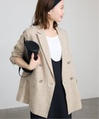 【スローブ イエナ/SLOBE IENA】のフレンチリネンジャケット ベージュ A|ID: prp329100004539267 ipo3291000000032557221