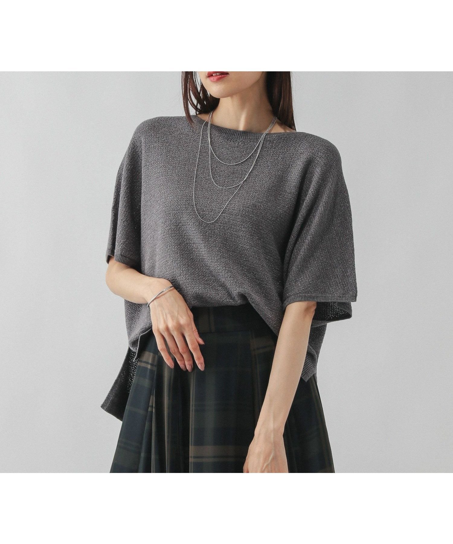 【グローバルワーク/GLOBAL WORK】のスッキレイさらさらドルマン/288068 インテリア・キッズ・メンズ・レディースファッション・服の通販 founy(ファニー) 　ファッション　Fashion　レディースファッション　Fashion for Women　サマー　Summer, Summer Style　リラックス　Relax, Relaxed Fit　夏　Summer　チャコールグレー19|ID: prp329100004539294 ipo3291000000033642778