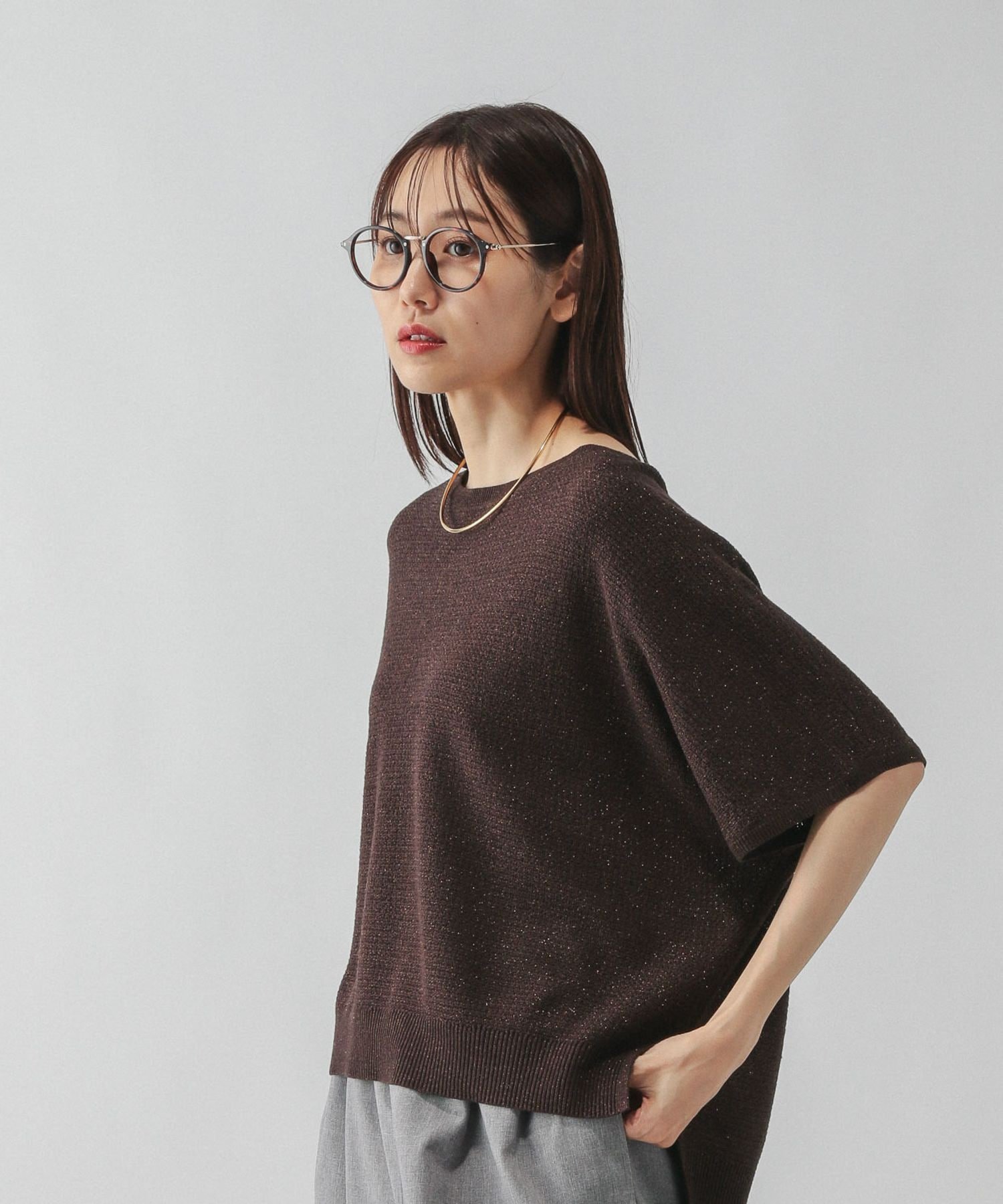 【グローバルワーク/GLOBAL WORK】のスッキレイさらさらドルマン/288068 インテリア・キッズ・メンズ・レディースファッション・服の通販 founy(ファニー) 　ファッション　Fashion　レディースファッション　Fashion for Women　サマー　Summer, Summer Style　リラックス　Relax, Relaxed Fit　夏　Summer　プラムブラウン59|ID: prp329100004539294 ipo3291000000033642781