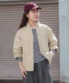 【ビーミングライフストアバイビームス/B:MING LIFE STORE by BEAMS】の【5/15再値下げ】2WAY ミリタリー ブルゾン(S~M) 25SS 春アウター 着回し 軽量 LIGHT_BEIGE|ID: prp329100004539298 ipo3291000000032346409