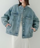 【センスオブプレイス/SENSE OF PLACE by URBAN RESEARCH】のルーズノーカラーデニムジャケット 人気、トレンドファッション・服の通販 founy(ファニー) ファッション Fashion レディースファッション WOMEN アウター Coat Outerwear ジャケット Jackets デニムジャケット Denim Jackets 2025年 2025 2025春夏・S/S Ss,Spring/Summer,2025 インナー Inner カットオフ Cut Off ジャケット Jacket デニム Denim トレンド Trend ルーズ Loose 夏 Summer S/S・春夏 Ss・Spring/Summer thumbnail D.INDIGO|ID: prp329100004539302 ipo3291000000032162796