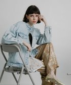 【センスオブプレイス/SENSE OF PLACE by URBAN RESEARCH】のルーズノーカラーデニムジャケット 人気、トレンドファッション・服の通販 founy(ファニー) ファッション Fashion レディースファッション WOMEN アウター Coat Outerwear ジャケット Jackets デニムジャケット Denim Jackets 2025年 2025 2025春夏・S/S Ss,Spring/Summer,2025 インナー Inner カットオフ Cut Off ジャケット Jacket デニム Denim トレンド Trend ルーズ Loose 夏 Summer S/S・春夏 Ss・Spring/Summer thumbnail L.INDIGO|ID: prp329100004539302 ipo3291000000032162798