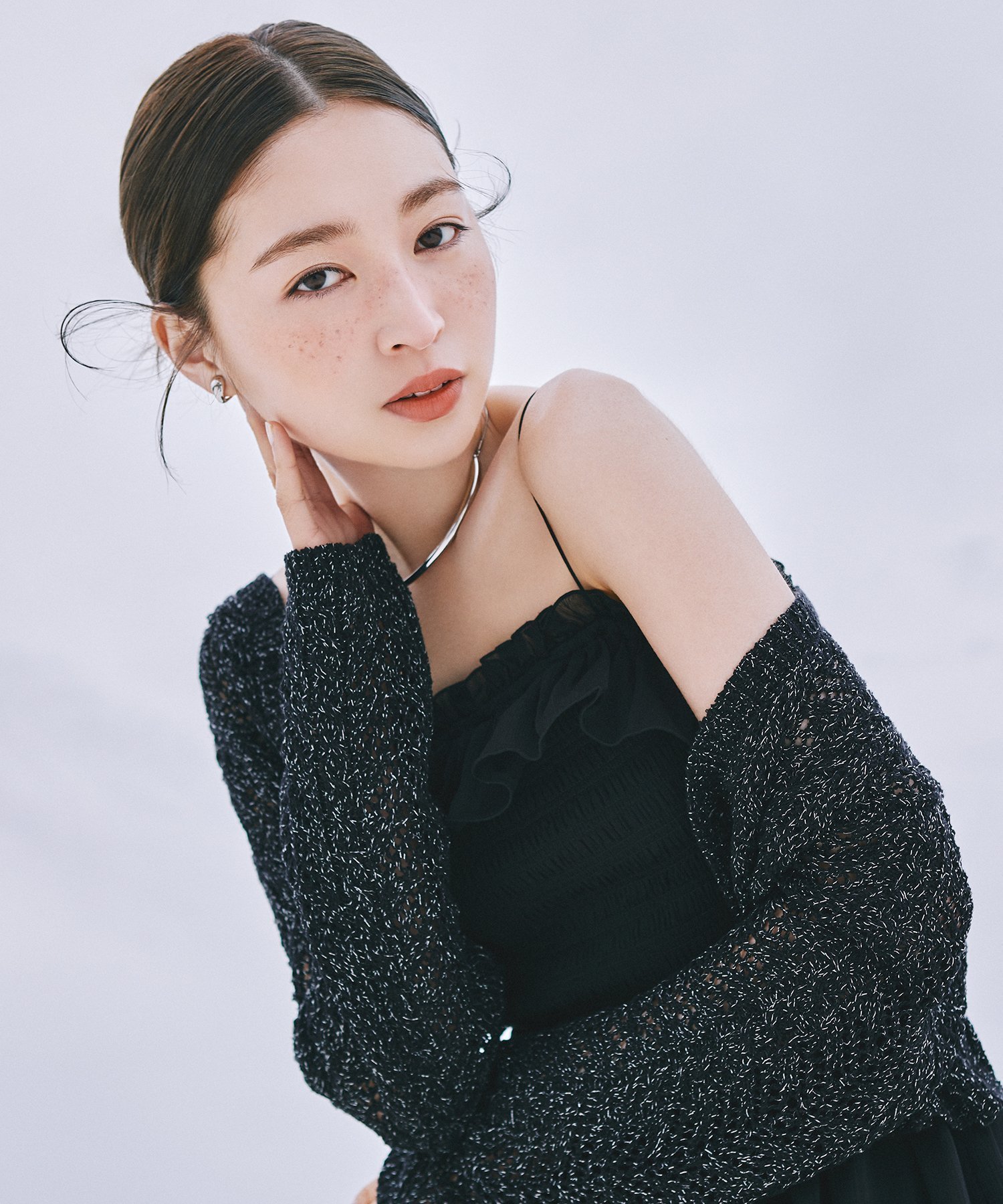 【ナチュラル ビューティー ベーシック/NATURAL BEAUTY BASIC】のクロシェラメカーディガン インテリア・キッズ・メンズ・レディースファッション・服の通販 founy(ファニー) 　ファッションモデル・俳優・女優　Models　女性　Women　上西星来　Jonishi Seira　ファッション　Fashion　レディースファッション　WOMEN　トップス・カットソー　Tops/Tshirt　カーディガン　Cardigans　インナー　Inner　カーディガン　Cardigan　ショート　Short　タンク　Tank　ダウン　Down　デニム　Denim　フェミニン　Feminine　フロント　Front　透かし　Watermark　クロ|ID: prp329100004539307 ipo3291000000032126879