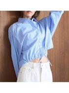 【ミラオーウェン/Mila Owen】のドロストショートシャツ 人気、トレンドファッション・服の通販 founy(ファニー) 雑誌掲載アイテム Magazine Items ファッション雑誌 Fashion Magazines ストーリィ STORY ビジンヒャッカ 美人百花 ファッション Fashion レディースファッション WOMEN トップス・カットソー Tops/Tshirt シャツ/ブラウス Shirts/Blouses 春 Spring 5月号 May Issue ショート Short シンプル Simple ストライプ Stripe スマート Smart 雑誌 Magazine 定番 Standard バランス Balance フォルム Form フロント Front モダン Modern 6月号 June Issue リラックス Relax エレガント 上品 Elegant thumbnail BLU[086]|ID: prp329100004539319 ipo3291000000032153930