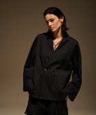 【その他のブランド/Other】の「KHA KI/カーキ」ノーカラーストライプジャケット NAVYST|ID: prp329100004539320 ipo3291000000032073586
