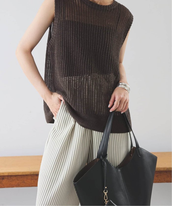 【スローブ イエナ/SLOBE IENA】の《追加》KAYAノースリーブプルオーバー インテリア・キッズ・メンズ・レディースファッション・服の通販 founy(ファニー) https://founy.com/ ファッション Fashion レディースファッション Fashion for Women トップス・カットソー Cut & Sew Tops キャミソール&ノースリーブ Camisoles & Sleeveless Tops カジュアルプルオーバー・ニットトップス Pullovers & Knit Tops / Casual Pullovers 2025年 2025 2025春夏・S/S Spring/Summer 2025 SS25 サマー Summer, Summer Style ノースリーブ Sleeveless, No-Sleeve |ID: prp329100004539348 ipo3291000000032751012