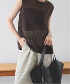 【スローブ イエナ/SLOBE IENA】の《追加》KAYAノースリーブプルオーバー ブラウン|ID: prp329100004539348 ipo3291000000032751013
