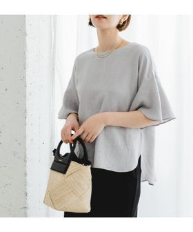 【アーバンリサーチ ロッソ/URBAN RESEARCH ROSSO】のF by ROSSO リネンフレアスリーブブラウス 人気、トレンドファッション・服の通販 founy(ファニー) ファッション Fashion レディースファッション Fashion for Women トップス・カットソー Cut & Sew Tops シャツ・ブラウス・オフィスカジュアル Elegant Blouses & Button-Ups 2025年 2025 2025春夏・S/S Spring/Summer 2025 SS25 スリーブ Sleeve, Long Sleeve / Short Sleeve バランス Balance, Style Balance フレア Flare, Flared ボックス Boxy, Box Shape ラウンド Round, Round Neck リネン Linen, Linen Fabric 夏 Summer S/S・春夏 SS, Spring/Summer, Warm Season |ID:prp329100004539349