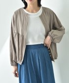 【インタープラネット/INTERPLANET】のレーヨンナイロンギャザー切替ブルゾン 人気、トレンドファッション・服の通販 founy(ファニー) ファッション Fashion レディースファッション WOMEN アウター Coat Outerwear ブルゾン Blouson/Jackets ブルゾン Blouson ミックス Mix 切替 Switching thumbnail グレー|ID: prp329100004539383 ipo3291000000032073945