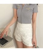 【ロイヤルパーティー/ROYAL PARTY】のミニチェーントリミングニットトップス 人気、トレンドファッション・服の通販 founy(ファニー) ファッション Fashion レディースファッション Fashion for Women トップス・カットソー Cut & Sew Tops ニット Knit Tops & Sweaters コンパクト Compact, Small Size ダブル Double, Double-Breasted ベーシック Basic, Essential 春 Spring thumbnail ブルー|ID: prp329100004539387 ipo3291000000032714865
