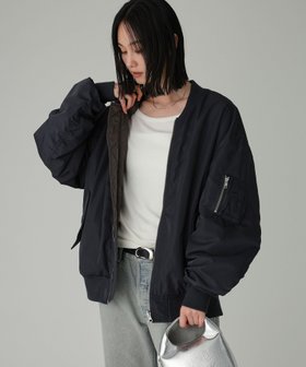 【バビロン/BABYLONE / KIDS】のリバーシブルMA-1 人気、トレンドファッション・服の通販 founy(ファニー) ファッション Fashion キッズファッション Fashion for Kids コンパクト Compact, Small Size フェミニン Feminine, Girly ボトム Bottoms, Lower Wear ポケット Pocket, Pocket Detail リバーシブル Reversible, Two-Sided おすすめ Recommended / Our Picks 2025年 2025 2025-2026秋冬・A/W Autumn/Winter 2025–26 AW25–26 |ID:prp329100004539395