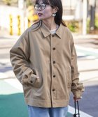 【チャオパニックティピー/CIAOPANIC TYPY】の-Re LABEL- コットンツイルハーフジャケット ベージュ|ID: prp329100004539703 ipo3291000000032660409