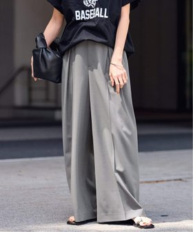 【フレームワーク/FRAMeWORK】のUVカットワイドパンツ 人気、トレンドファッション・服の通販 founy(ファニー) ファッション Fashion レディースファッション WOMEN パンツ Pants おすすめ Recommend シンプル Simple ストライプ Stripe セットアップ Set Up ワイド Wide |ID:prp329100004539705