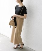 【シップス フォー ウィメン/SHIPS】のSHIPS any 洗濯機可能 Iライン キャミ ワンピース * ベーシック TEE セット ベージュ|ID: prp329100004539708 ipo3291000000032748600