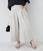 【ルクールブラン/le.coeur blanc】のリネンライクワイドクロップドパンツ 人気、トレンドファッション・服の通販 founy(ファニー) ファッション Fashion レディースファッション WOMEN パンツ Pants ウェーブ Wave クロップド Cropped バランス Balance フロント Front ワイド Wide 人気 Popularity 定番 Standard thumbnail L/ベージュ|ID: prp329100004539713 ipo3291000000032275533