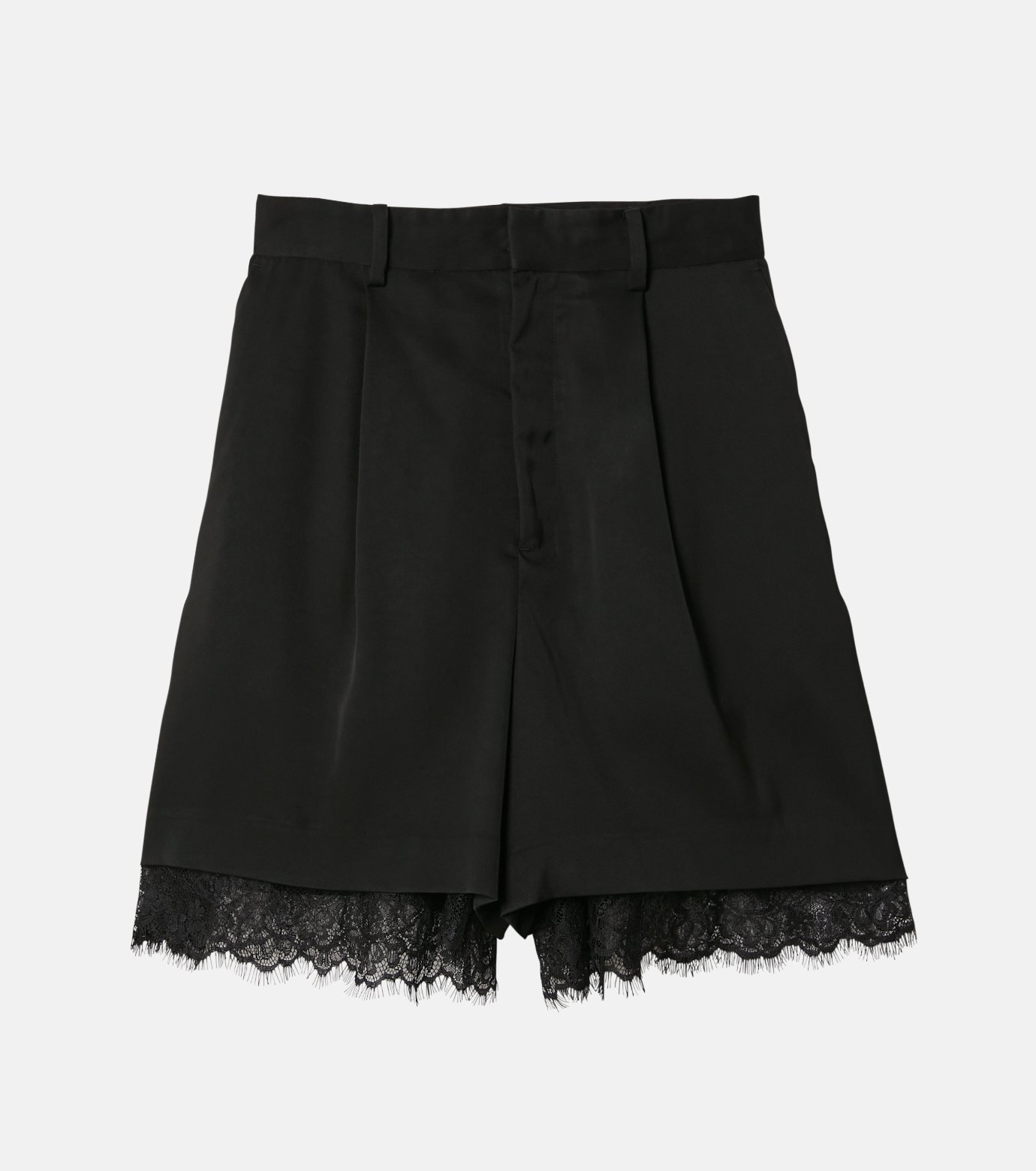 【ルシェル ブルー/LE CIEL BLEU】のシアーレイヤードパンツ / Sheer Layered Pants インテリア・キッズ・メンズ・レディースファッション・服の通販 founy(ファニー) 　ファッション　Fashion　レディースファッション　WOMEN　パンツ　Pants　ショート　Short　トライアングル　Triangle　フレア　Flare　ポケット　Pocket　レース　Race　ブラック|ID: prp329100004539722 ipo3291000000032076526