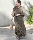 【ジャーナルスタンダード/JOURNAL STANDARD】の《追加2》オリエンタルマキシワンピース ブラウン|ID: prp329100004539744 ipo3291000000032076636