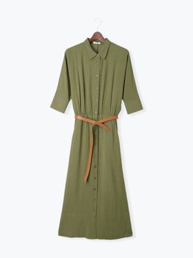 【テチチ/Te chichi】のベルト付きレーヨンリネンシャツワンピース 人気、トレンドファッション・服の通販 founy(ファニー) ファッション Fashion レディースファッション Fashion for Women ワンピース Dresses シャツワンピース / 1枚で着映えコーデ Shirt Dresses ベルト&ウエストマーク Belts & Waist Accessories シンプル Simple, Minimal リネン Linen, Linen Fabric エレガント 上品 Elegant |ID:prp329100004539750