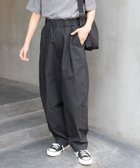 【アーバンリサーチ ドアーズ/URBAN RESEARCH DOORS】のFORK SPOON コットンタイプライターカーブパンツ 人気、トレンドファッション・服の通販 founy(ファニー) ファッション Fashion レディースファッション WOMEN パンツ Pants 2025年 2025 2025春夏・S/S Ss,Spring/Summer,2025 シンプル Simple タイプライター Typewriter テーパード Tapered ドローストリング Drawstring ベーシック Basic ワイド Wide 夏 Summer S/S・春夏 Ss・Spring/Summer thumbnail BLACK|ID: prp329100004539791 ipo3291000000032250980