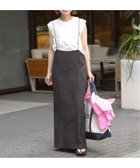 【スローブ イエナ/SLOBE IENA】の《追加 /2枚セット》アイラインキャミワンピース*ノースリーブTEEセット ブラック|ID: prp329100004539797 ipo3291000000032750406