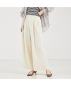 【カリテ/qualite】の【セットアップ対応】カラミツイードワイドパンツ オフホワイト|ID: prp329100004539802 ipo3291000000032077001
