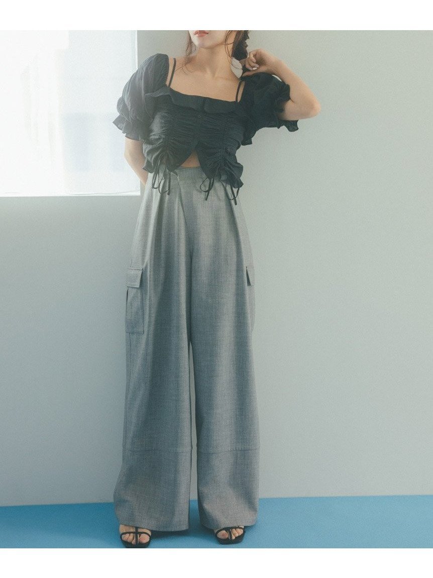 【スナイデル/SNIDEL】の【00サイズあり】カーゴパンツ インテリア・キッズ・メンズ・レディースファッション・服の通販 founy(ファニー) 　ファッション　Fashion　レディースファッション　Ladies' Fashion Online　パンツ　Pants　おすすめ　Recommend　カーゴパンツ　Cargo Pants　トレンド　Trend　フロント　Front　ポケット　Pocket　GRY[006]|ID: prp329100004539807 ipo3291000000032610971