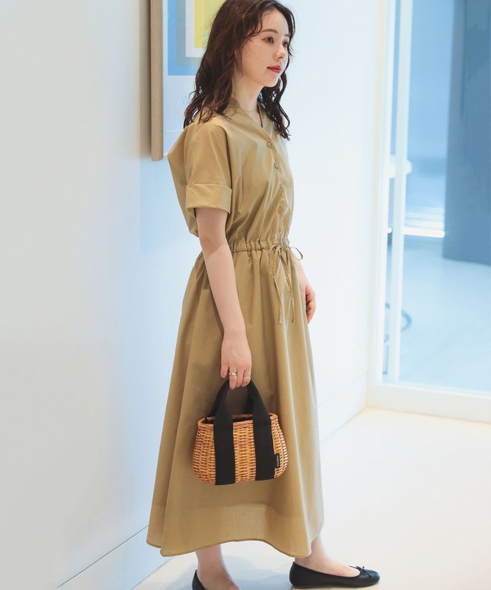 【ビームス ハート/BEAMS HEART】の【洗濯機洗い可】スキッパー ドロスト ワンピース 25SS 半袖 インテリア・キッズ・メンズ・レディースファッション・服の通販 founy(ファニー) https://founy.com/ ファッション Fashion レディースファッション Fashion for Women ワンピース Dresses クール Cool, Chic サンダル Sandals, Summer Shoes シューズ Shoes, Footwear スキッパー Skipper, Open Collar スタイリッシュ Stylish, Fashionable スニーカー Sneakers, Trainers バランス Balance, Style Balance バレエ Ballet, Ballet Style 半袖 Short Sleeve, Half Sleeve リゾート Resort, Vacation Style おすすめ Recommended / Our Picks エレガント 上品 Elegant ビジネス 仕事 通勤 Business / Work / Commuting 2025年 2025 2025春夏・S/S Spring/Summer 2025 SS25 |ID: prp329100004539813 ipo3291000000032735189