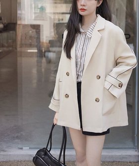 【ミニミニストア/miniministore】のテーラードジャケット レディースアウター 人気、トレンドファッション・服の通販 founy(ファニー) ファッション Fashion レディースファッション Fashion for Women アウター Coat / Outerwear Collection レディースジャケット・軽アウター Jackets テーラードジャケット / 通勤・きれいめスタイル Tailored Jackets & Blazers クラシカル Classical, Vintage-Inspired ジャケット Jacket, Outerwear スーツ Suit, Formalwear ダブル Double, Double-Breasted パイピング Piping, Trim Design フォーマル Formal, Dressy ポケット Pocket, Pocket Detail ミドル Middle Length, Mid Height モダン Modern, Contemporary 春 Spring |ID:prp329100004539815