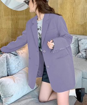 【ミニミニストア/miniministore】のテーラードジャケット レディースアウター 人気、トレンドファッション・服の通販 founy(ファニー) ファッション Fashion レディースファッション Fashion for Women アウター Coat / Outerwear Collection レディースジャケット・軽アウター Jackets テーラードジャケット / 通勤・きれいめスタイル Tailored Jackets & Blazers ジャケット Jacket, Outerwear ダウン Down, Puffer ポケット Pocket, Pocket Detail ラベンダー Lavender 無地 Plain, Solid Color |ID:prp329100004539815