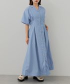 【センスオブプレイス/SENSE OF PLACE by URBAN RESEARCH】のウエストタックシャツワンピース L.BLU×WHT|ID: prp329100004539821 ipo3291000000032077091