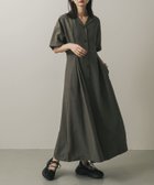 【センスオブプレイス/SENSE OF PLACE by URBAN RESEARCH】のウエストタックシャツワンピース 人気、トレンドファッション・服の通販 founy(ファニー) ファッション Fashion レディースファッション Fashion for Women ワンピース Dresses シャツワンピース / 1枚で着映えコーデ Shirt Dresses 2025年 2025 2025春夏・S/S Spring/Summer 2025 SS25 おすすめ Recommended / Our Picks 夏 Summer S/S・春夏 SS, Spring/Summer, Warm Season thumbnail KHAKI|ID: prp329100004539821 ipo3291000000033103545