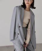 【フリーズマート/FREE'S MART】の低身長サイズ/Sシリーズ 気流染めダブルジャケット 人気、トレンドファッション・服の通販 founy(ファニー) ファッション Fashion レディースファッション WOMEN アウター Coat Outerwear ジャケット Jackets ショート Short ジャケット Jacket スリット Slit セットアップ Set Up ダブル Double トレンド Trend ワイド Wide 春 Spring thumbnail ライトグレー|ID: prp329100004539823 ipo3291000000032261762