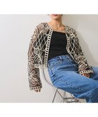 【アダム エ ロペ/ADAM ET ROPE'】の【WEB限定】・【新色追加】チュール刺繍カーディガン 人気、トレンドファッション・服の通販 founy(ファニー) ファッション Fashion レディースファッション WOMEN トップス・カットソー Tops/Tshirt カーディガン Cardigans 2025年 2025 2025春夏・S/S Ss,Spring/Summer,2025 エレガント 上品 Elegant カーディガン Cardigan クロップド Cropped チュール Tulle 人気 Popularity 夏 Summer 定番 Standard 春 Spring S/S・春夏 Ss・Spring/Summer 洗える Washable thumbnail ブラック系(03)|ID: prp329100004539880 ipo3291000000032077468