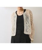 【アダム エ ロペ/ADAM ET ROPE'】の【WEB限定】・【新色追加】チュール刺繍カーディガン 人気、トレンドファッション・服の通販 founy(ファニー) ファッション Fashion レディースファッション WOMEN トップス・カットソー Tops/Tshirt カーディガン Cardigans 2025年 2025 2025春夏・S/S Ss,Spring/Summer,2025 エレガント 上品 Elegant カーディガン Cardigan クロップド Cropped チュール Tulle 人気 Popularity 夏 Summer 定番 Standard 春 Spring S/S・春夏 Ss・Spring/Summer 洗える Washable thumbnail オフホワイト(15)|ID: prp329100004539880 ipo3291000000032077472