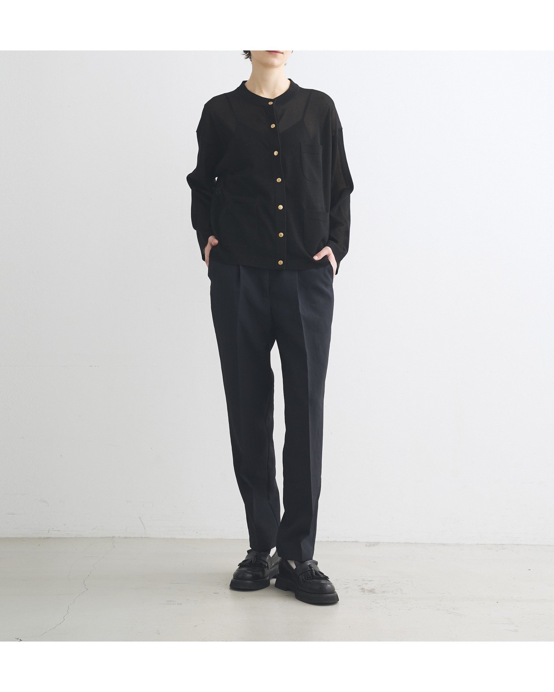 【トラディショナル ウェザーウェア/TWW / Traditional Weatherwear】のARKLEY KNIT SHEER インテリア・キッズ・メンズ・レディースファッション・服の通販 founy(ファニー) 　ファッション　Fashion　レディースファッション　Fashion for Women　トップス・カットソー　Cut & Sew Tops　ニット　Knit Tops & Sweaters　シアー　Sheer, See-Through　バランス　Balance, Style Balance　人気　Popular, Best Seller　夏　Summer　ブラック|ID: prp329100004539889 ipo3291000000032743118
