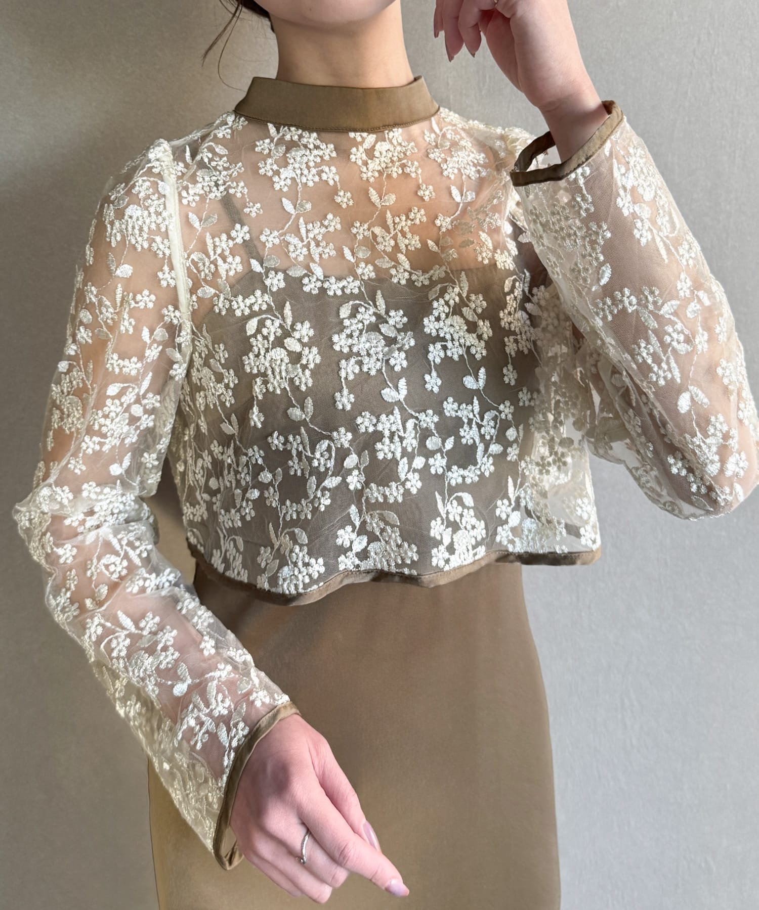 【ジュノア/JUNOAH】の前後2wayボレロ キャミワンピース インテリア・キッズ・メンズ・レディースファッション・服の通販 founy(ファニー) 　ファッション　Fashion　レディースファッション　Ladies' Fashion Online　アウター　Coat Outerwear　ボレロ　Bolero jackets　ワンピース　Dress　キャミワンピース　No Sleeve Dresses　キャミワンピース　Cami Dress　ボレロ　Bolero　ダークベージュ|ID: prp329100004539897 ipo3291000000032687235