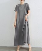 【ミニミニストア/miniministore】のAラインTシャツワンピース 体型カバー夏 人気、トレンドファッション・服の通販 founy(ファニー) ファッション Fashion レディースファッション WOMEN ワンピース Dress シャツワンピース Shirt Dresses シンプル Simple ミモレ Mimore リラックス Relax ロング Long 人気 Popularity 半袖 Short Sleeve 夏 Summer 無地 Plain Color thumbnail グレー|ID: prp329100004539913 ipo3291000000032157302