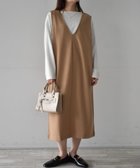【ラナン/Ranan】のひんやり!ジャンパースカート キャメル|ID: prp329100004539915 ipo3291000000032671085