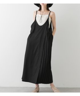 【センスオブプレイス/SENSE OF PLACE by URBAN RESEARCH】のプリーツキャミワンピース 人気、トレンドファッション・服の通販 founy(ファニー) ファッション Fashion レディースファッション WOMEN ワンピース Dress キャミワンピース No Sleeve Dresses 2024年 2024 2024-2025秋冬・A/W Aw/Autumn/Winter/Fw/Fall/2024-2025 冬 Winter プリーツ Pleats 楽ちん Easy A/W・秋冬 Aw・Autumn/Winter・Fw・Fall-Winter |ID:prp329100004539928